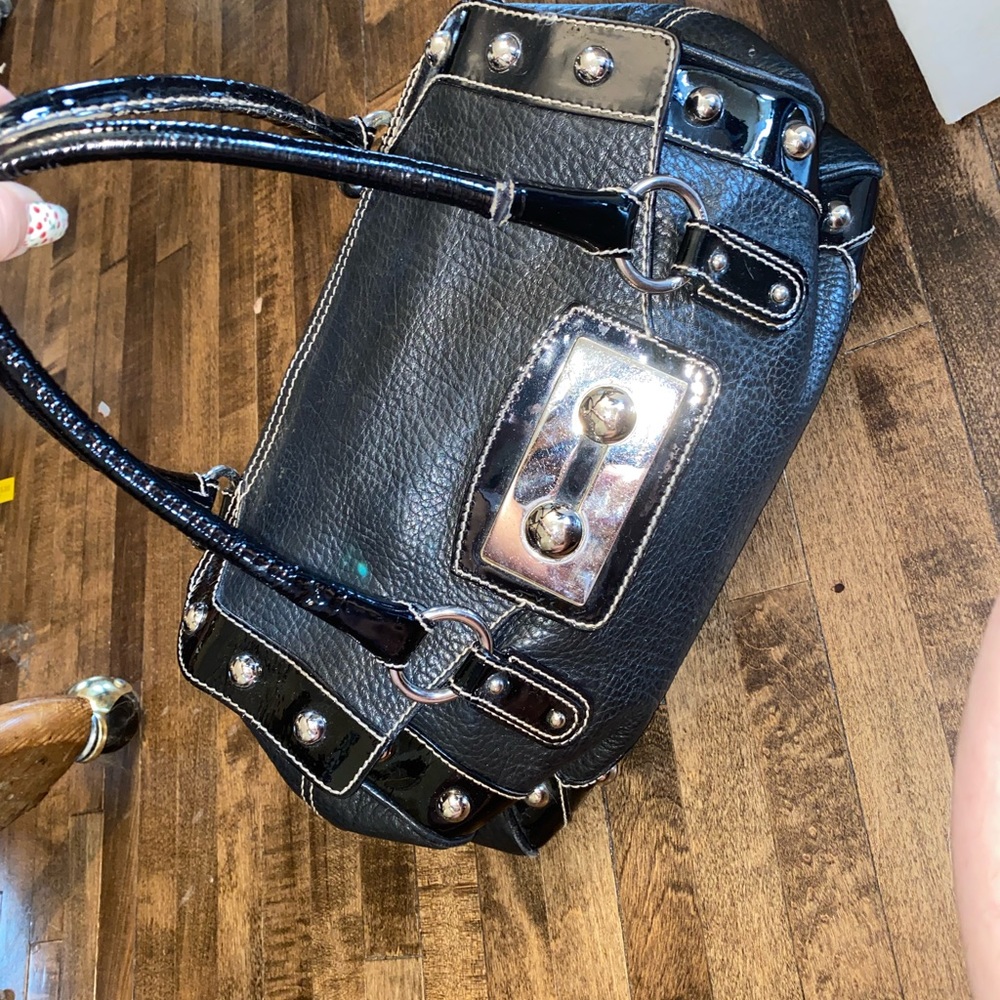 Dolce & gabbana black leather purse